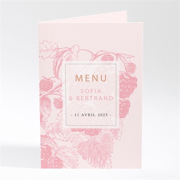 Menu mariage carte gourmande et raffinée