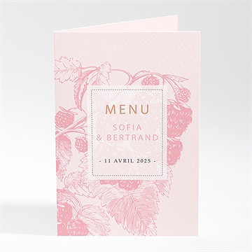 Menu mariage carte gourmande et raffinée