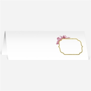 Marque-place mariage original et baroque