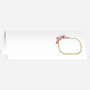 Marque-place mariage original et baroque