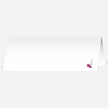 Marque-place mariage original et baroque - Dos du marque-place