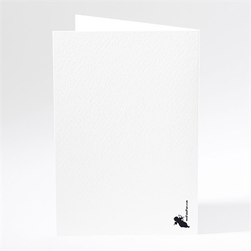 Menu mariage notre volonté - Dos du menu