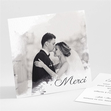 Remerciement mariage tendresse photo