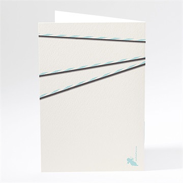 Menu mariage notre bande son! - Dos du menu