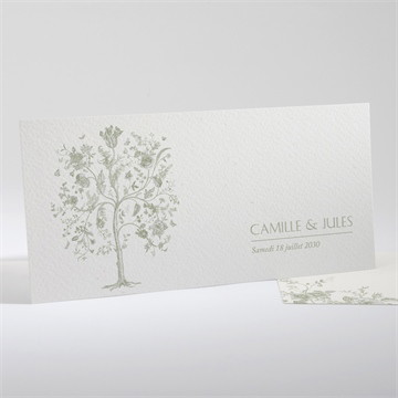 Faire-part mariage arbre de vie étui