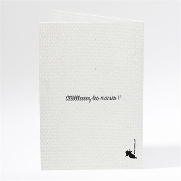 Menu mariage a vos crampons de football ! - Dos du menu