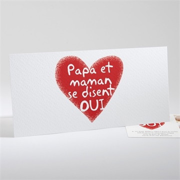 Faire-part mariage les enfants annoncent !