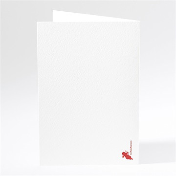 Menu mariage les enfants annoncent ! - Dos du menu