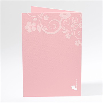 Menu mariage ils se disent oui! - Dos du menu