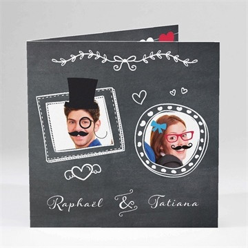 Faire-part mariage photobooth