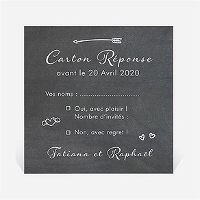 Carton réponse mariage photobooth