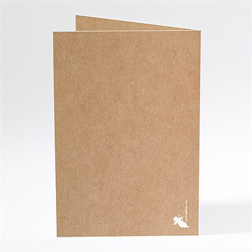 Menu mariage l'instant magique - Dos du menu