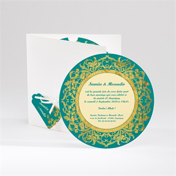 Faire-part mariage byzantin