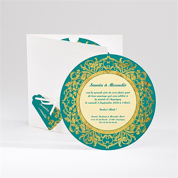 Faire-part mariage byzantin