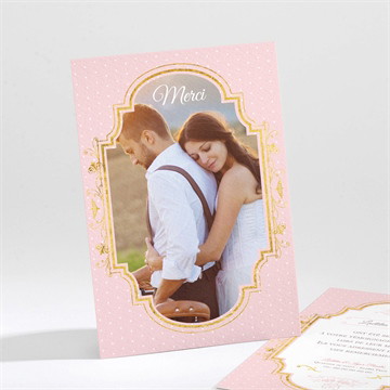 Remerciement mariage joli macaron