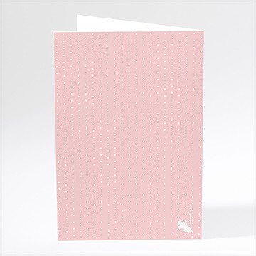 Menu mariage joli macaron - Dos du menu