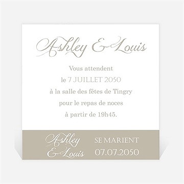 Carton d'invitation mariage notre annonce en photos