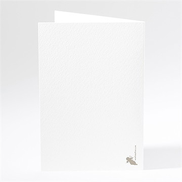 Menu mariage notre annonce en photos - Dos du menu