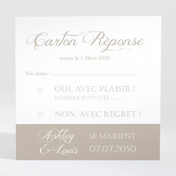 Carton réponse mariage notre annonce en photos