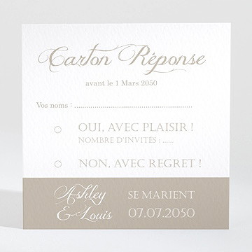 Carton réponse mariage notre annonce en photos