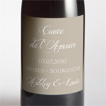 Etiquette de bouteille mariage notre annonce en photos