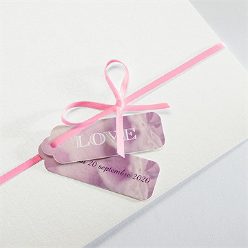 Faire-part mariage eclosion - Détail de la pochette