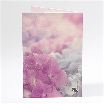 Menu mariage eclosion - Dos du menu