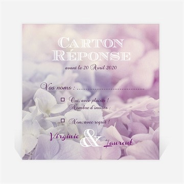 Carton réponse mariage eclosion