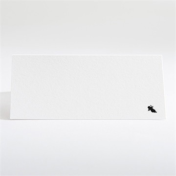 Marque-place mariage organza - Dos du marque-place