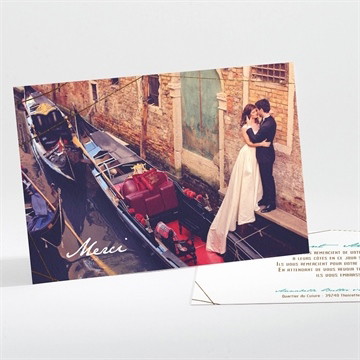 Remerciement mariage papillon photo original