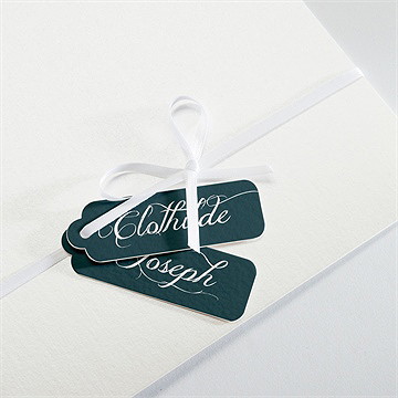 Faire-part mariage harmonie - Détail de la pochette