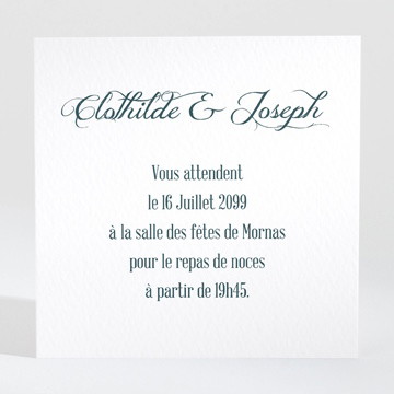 Carton d'invitation mariage harmonie