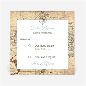 Carton réponse mariage navigation