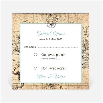 Carton réponse mariage navigation