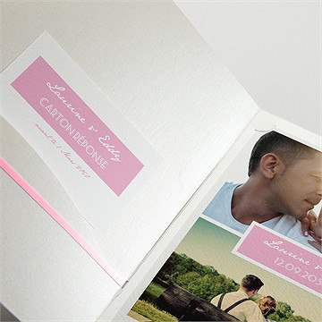 Faire-part mariage nos plus belles photos - Détail du faire-part