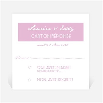 Carton réponse mariage nos plus belles photos