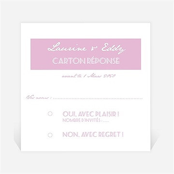 Carton réponse mariage nos plus belles photos