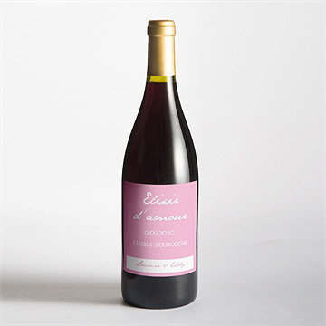 Etiquette de bouteille mariage nos plus belles photos - Mise en situation