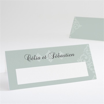 Marque-place mariage simple et raffiné