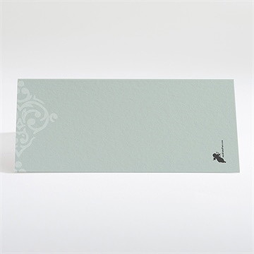 Marque-place mariage simple et raffiné - Dos du marque-place