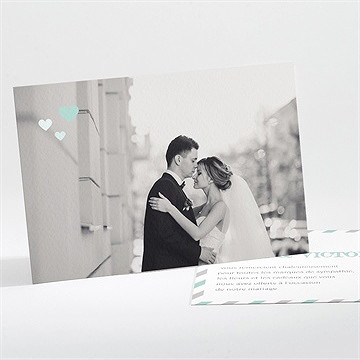 Remerciement mariage on s'envole