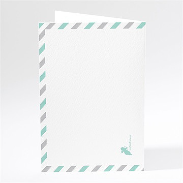 Menu mariage on s'envole - Dos du menu