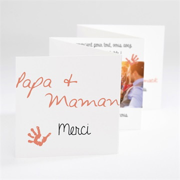 Remerciement mariage papa + maman