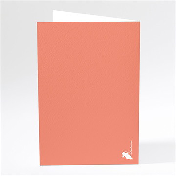 Menu mariage papa + maman - Dos du menu