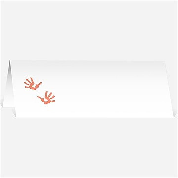 Marque-place mariage papa + maman