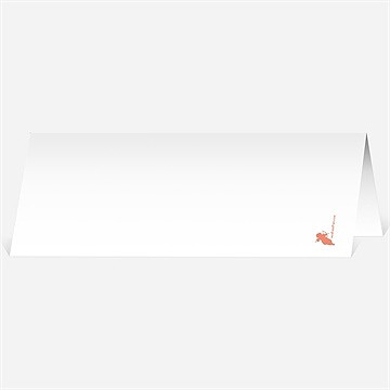 Marque-place mariage papa + maman - Dos du marque-place