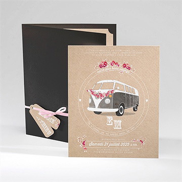 Faire-part mariage a l'aventure !