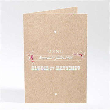 Menu mariage a l'aventure !