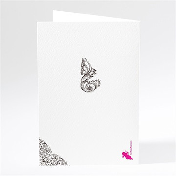 Menu mariage so british - Dos du menu