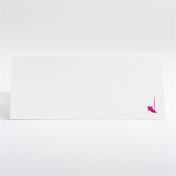 Marque-place mariage so british - Dos du marque-place